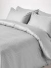 Qamash Microfiber Stripes Duvet Cover Set
